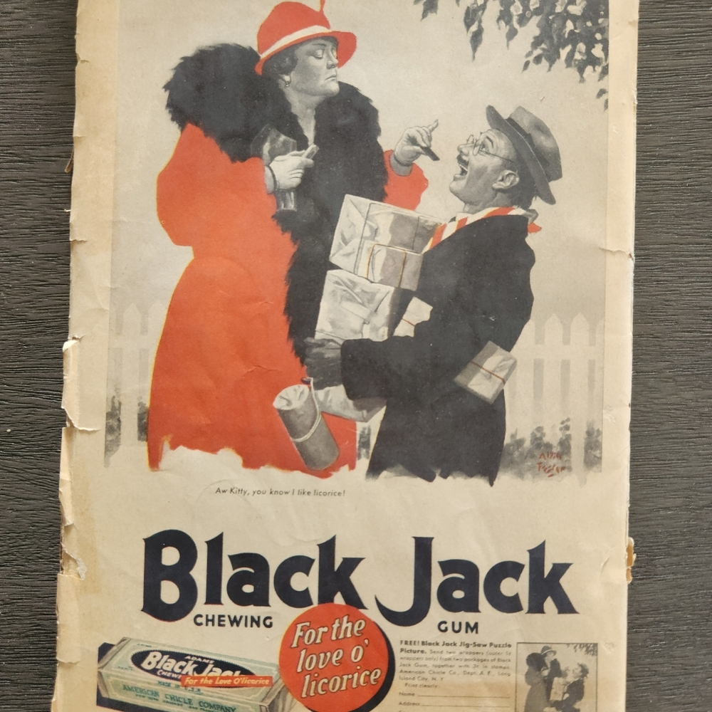 Vintage 1933 Love Story Magazine